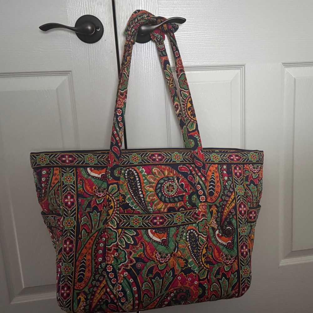Vera Bradley Multicolor Paisley Tote
